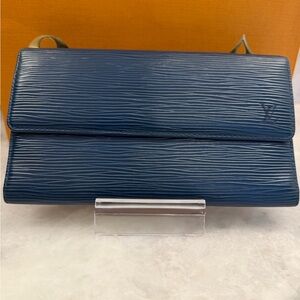 Louis Vuitton Epi Blue Wallet